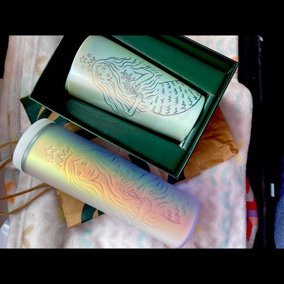 Starbucks Accessories - 🔥 LAST ONE 🔥 🧜‍♀️ starbucks Mermaid set